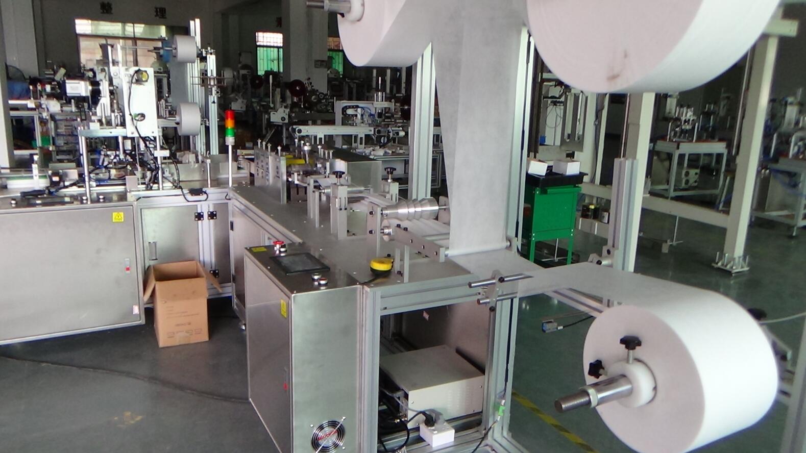High speed face mask machine with full servo system one to 1 line mask making machine(图9)