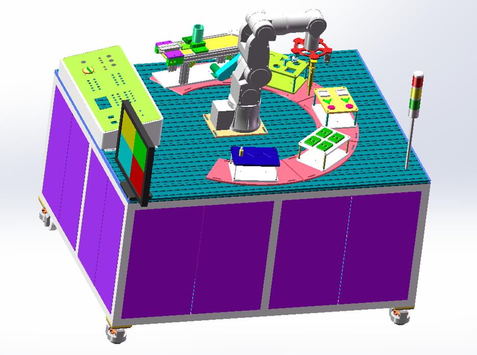 Industrial 6 axis robot arm training platform for school and engineer training centers(图1)