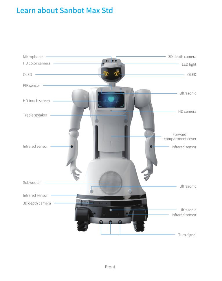 Security Patrol Robot with Face Recognition function and AI technology supplier(图1)