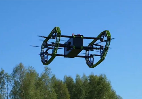 The EU seven parties jointly develop a "hybrid drone" that combines with an all-terrain Ro