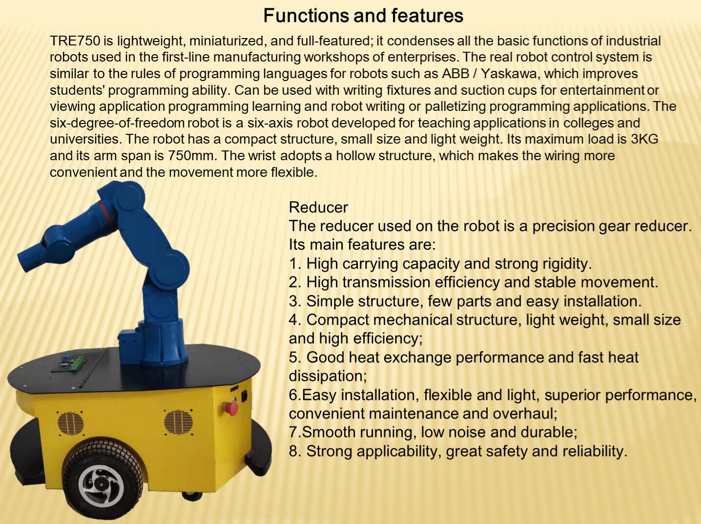 China education 6 axis robot can be used for commercial purpose(图2)