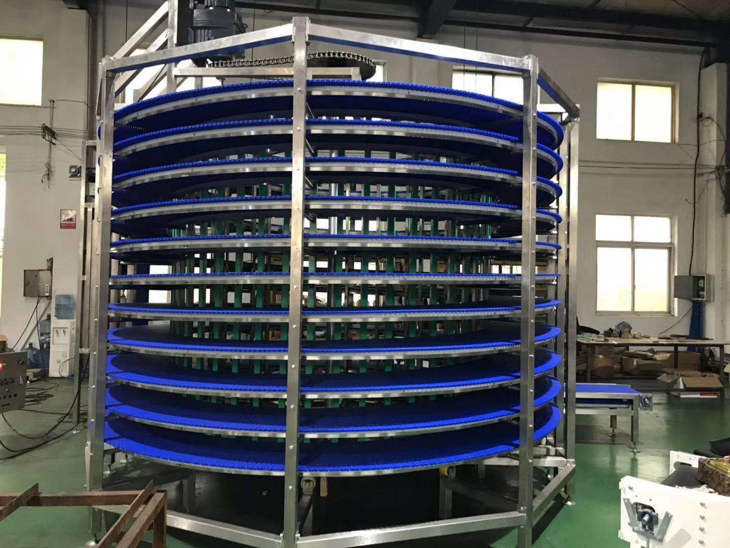 China professional spiral conveyor maker POM belt for foods cooling customized(图6)