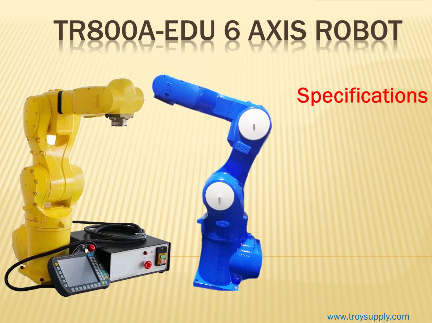 China best educational robot arm 800mm 6 axis robot(图1)