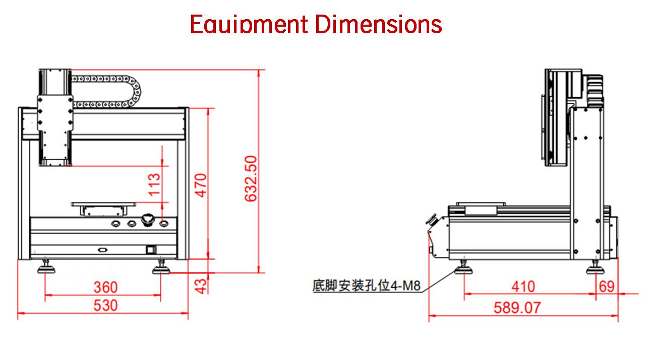 High precision 3 axis dispensing robots good price(图2)